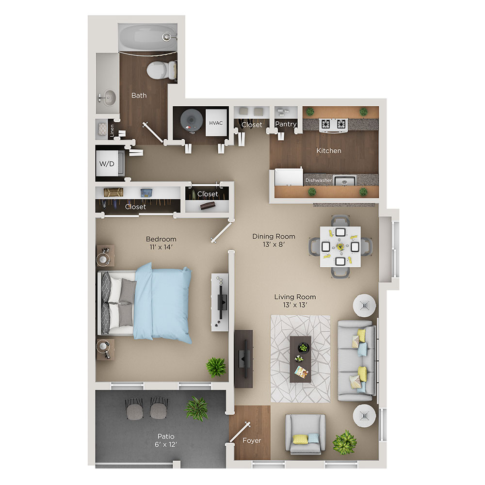 1 bedroom apartment for rent