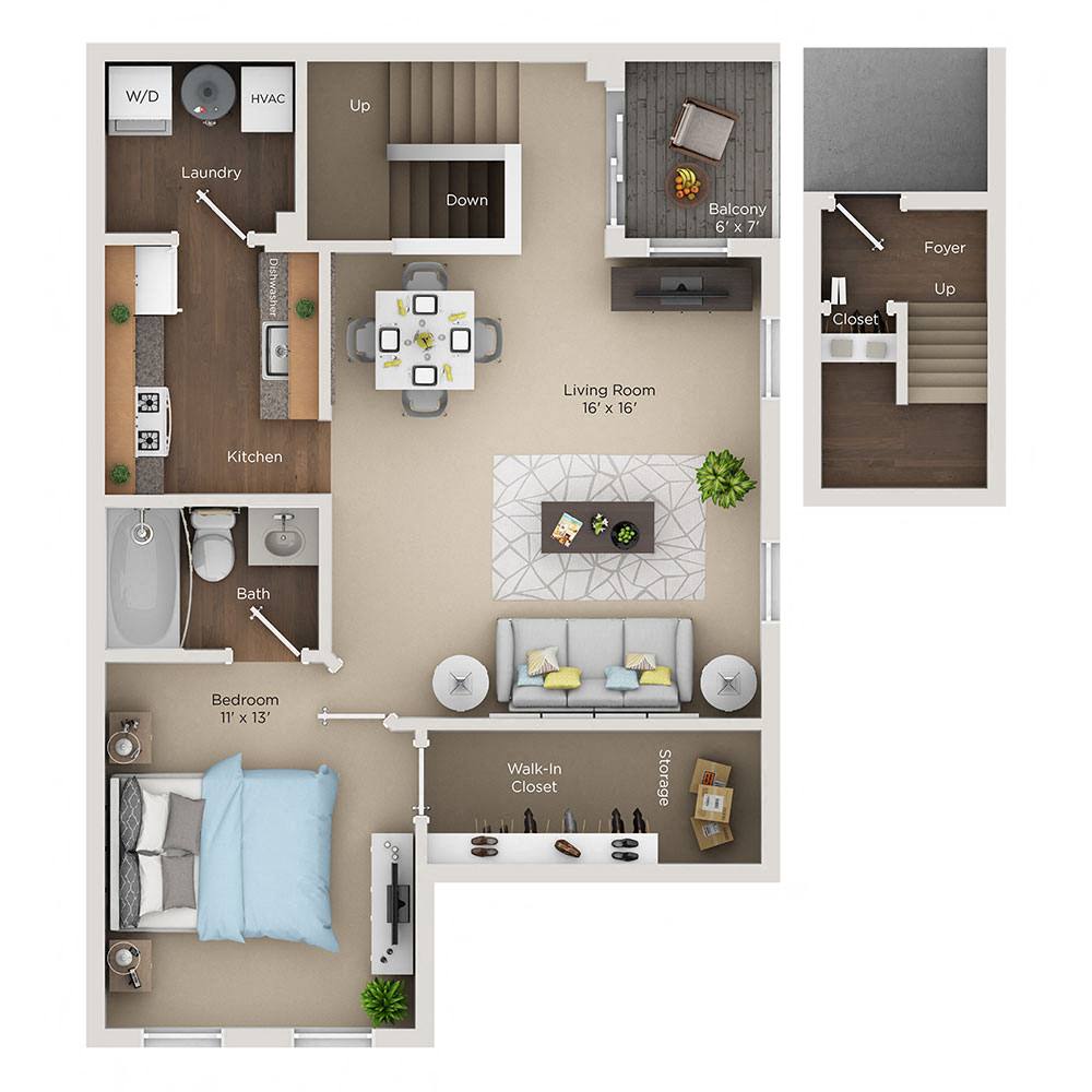 1 bedroom apartment for rent