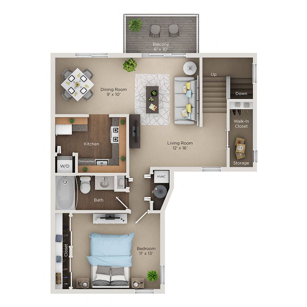 1 bedroom apartment for rent