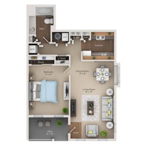 1 bedroom apartment for rent