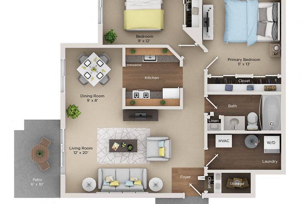 2 bedroom apartment for rent
